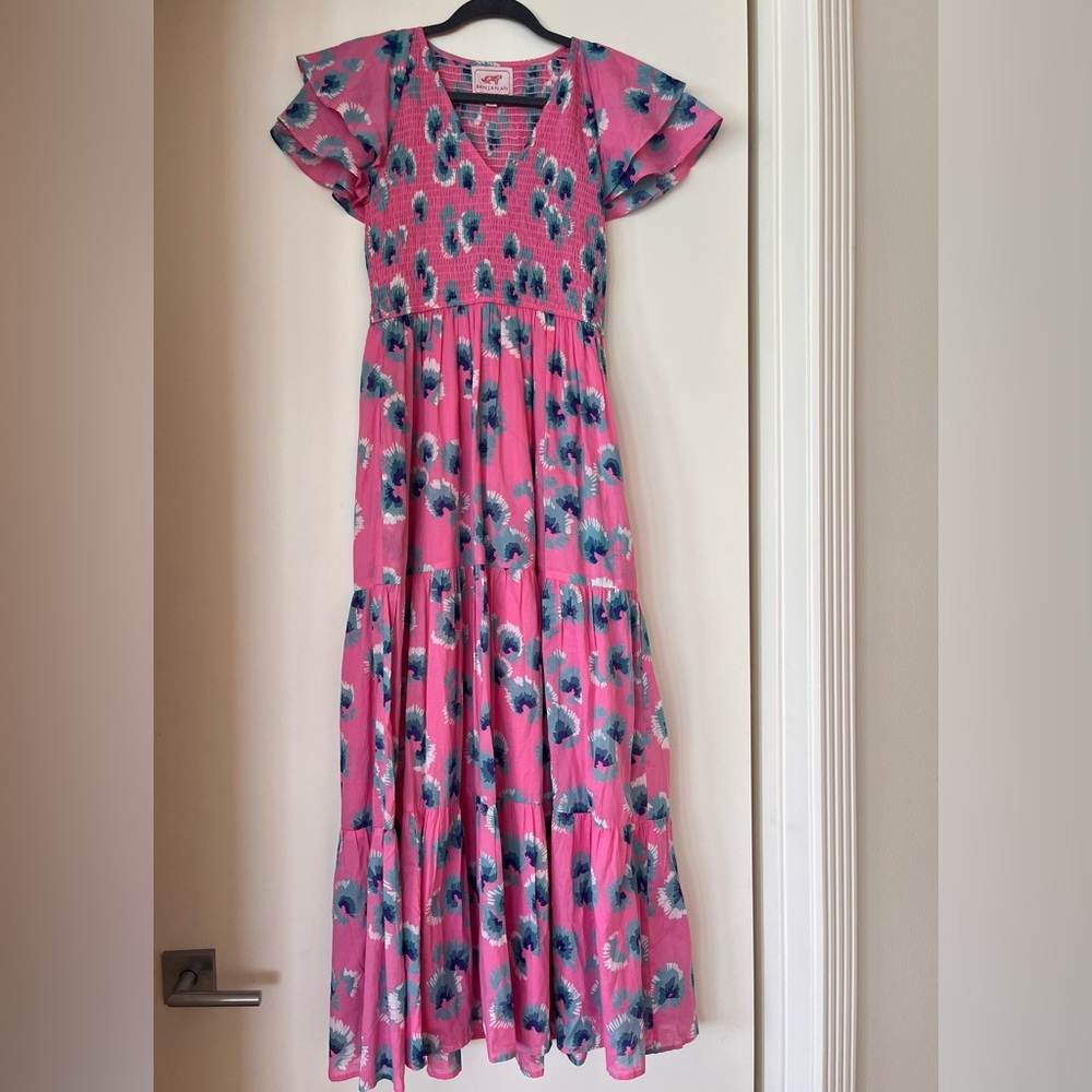 Beautiful Pink Banjanan Dress - like new!